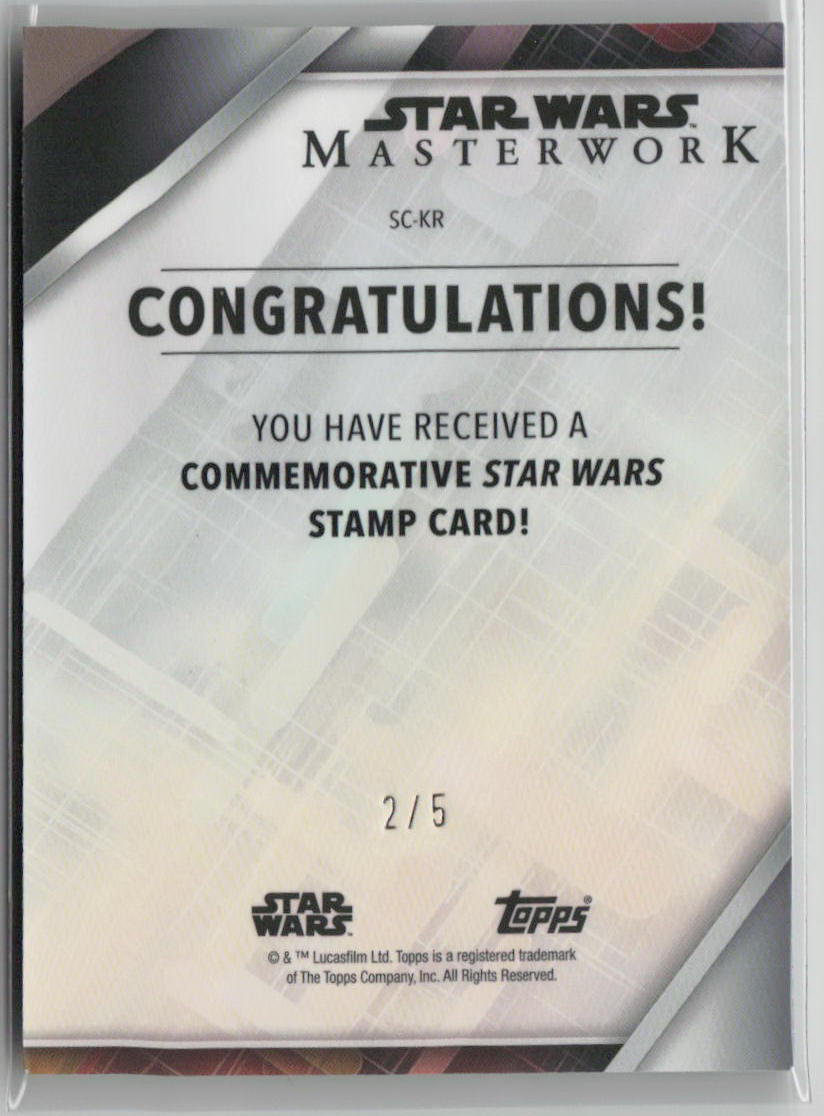 Star Wars Masterwork Kylo Ren Relic 2/5 #SC-KR