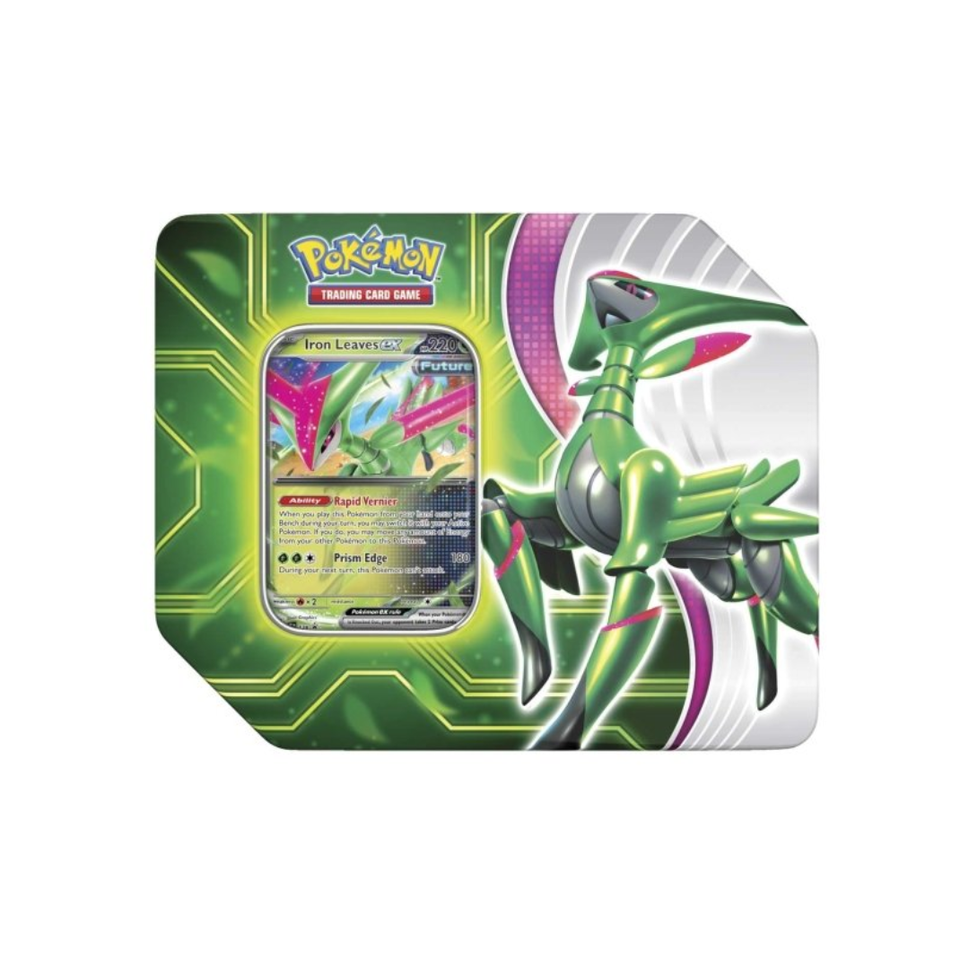 Pokemon Iron Leaves ex Tin