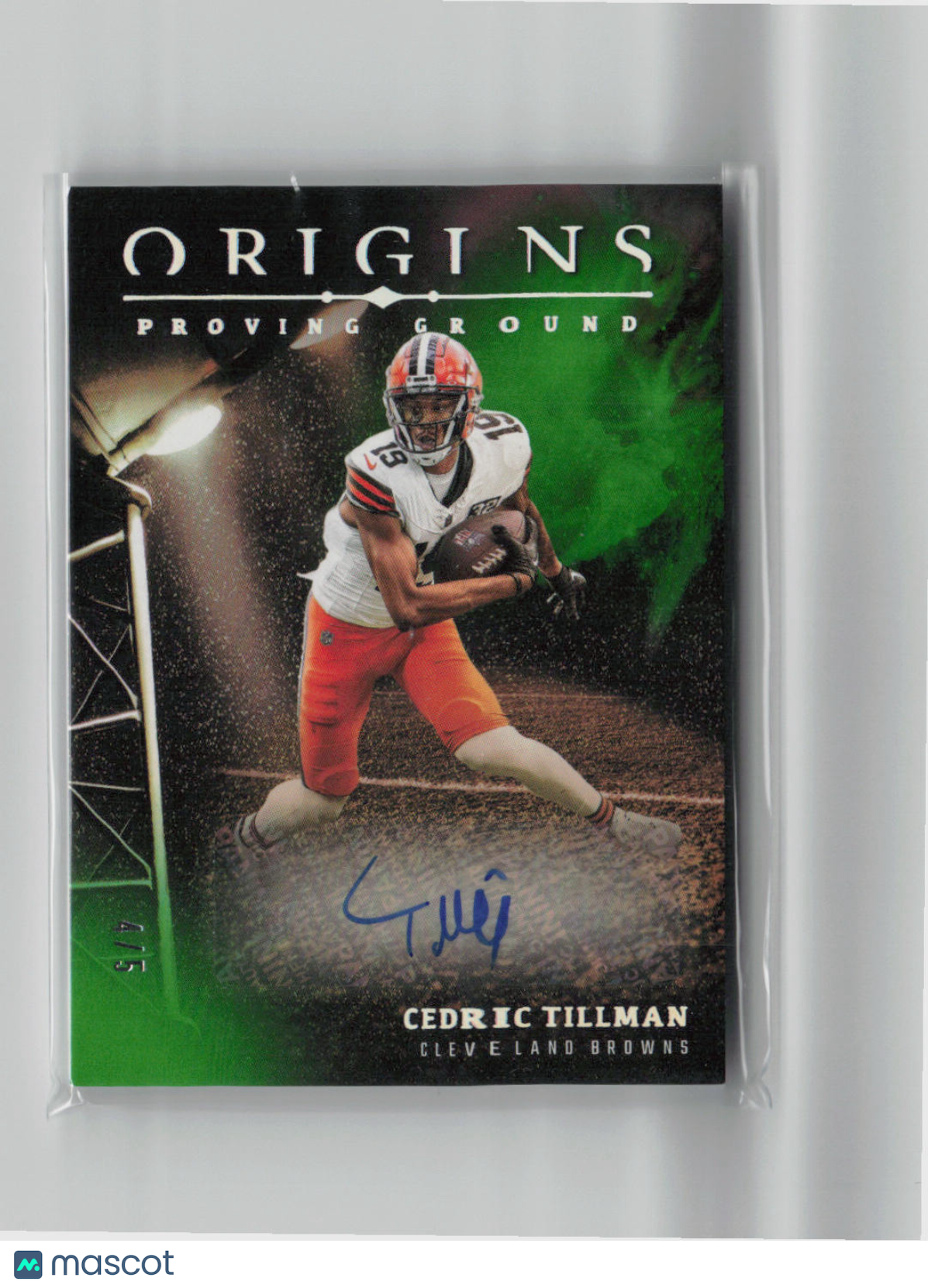 2024 Panini Origins Proving Ground Cedric Tillman Auto 4/5 #PGS-CTI