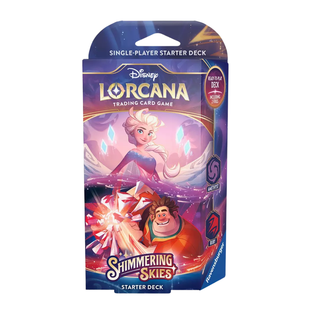 Disney Lorcana: Shimmering Skies Starter Deck (Emerald & Steel) - Shimmering Skies