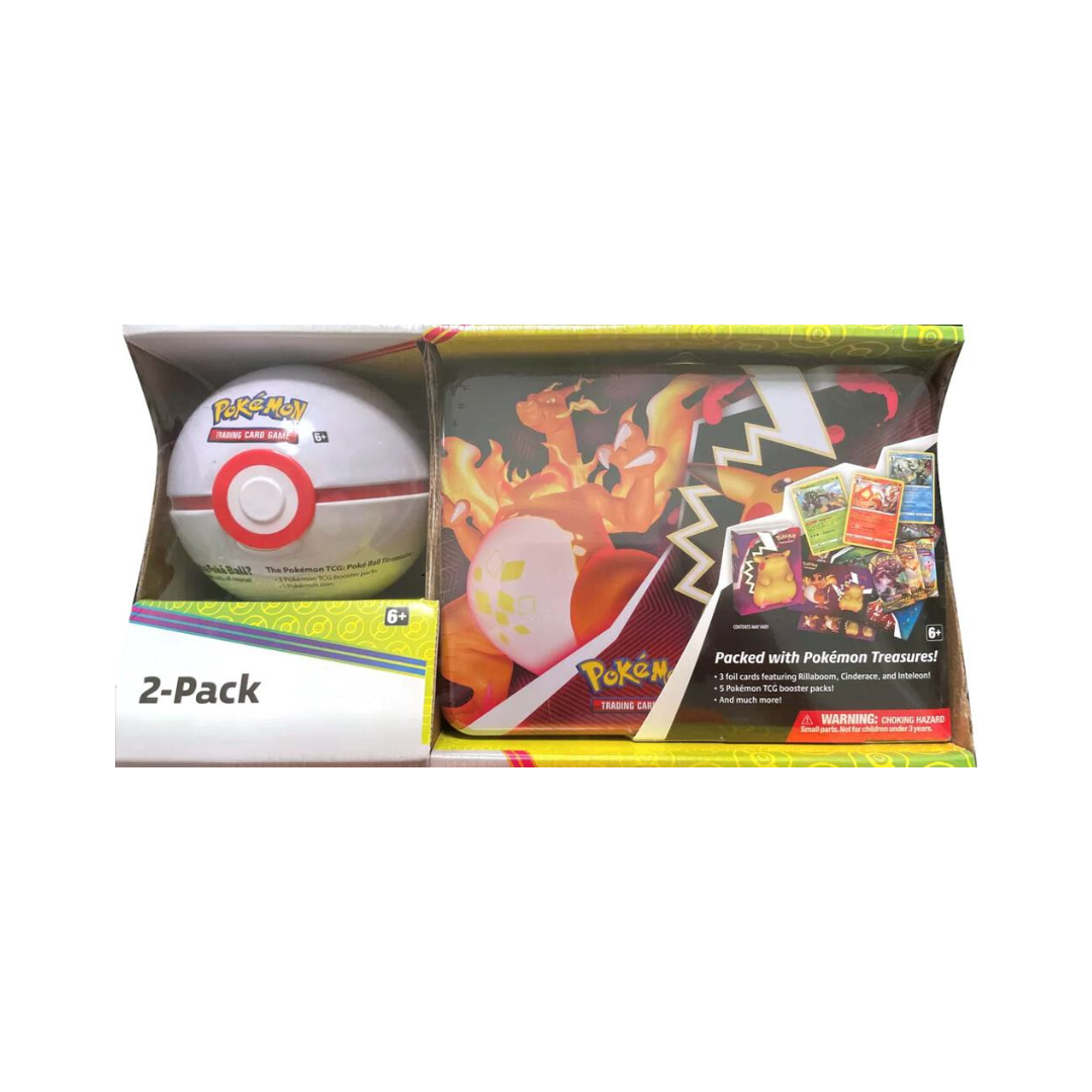 Pokemon Fall 2020 Collector's Chest Tin + Level Ball 2-Pack