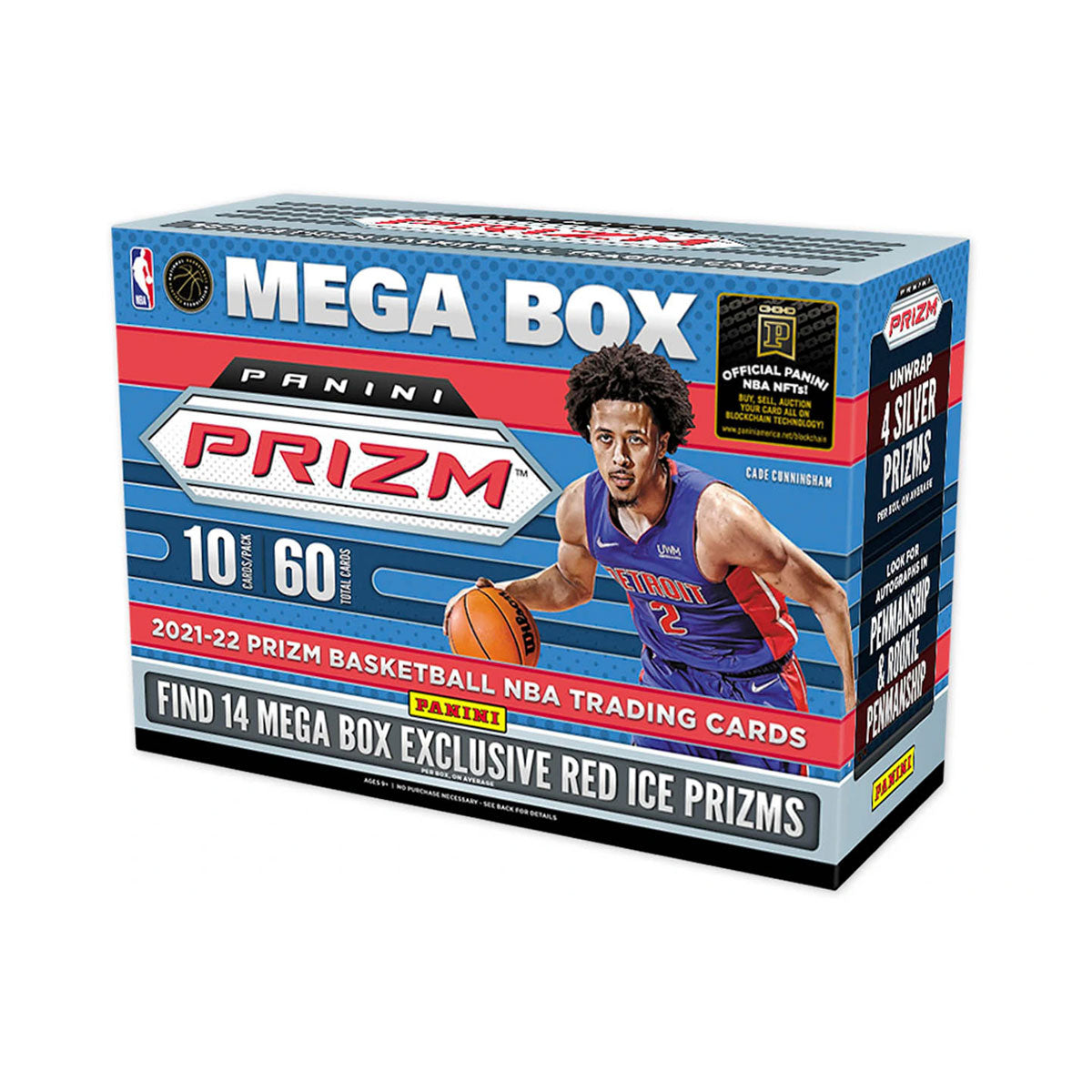 2021-2022 Panini Prizm Basketball Red Ice Mega Box