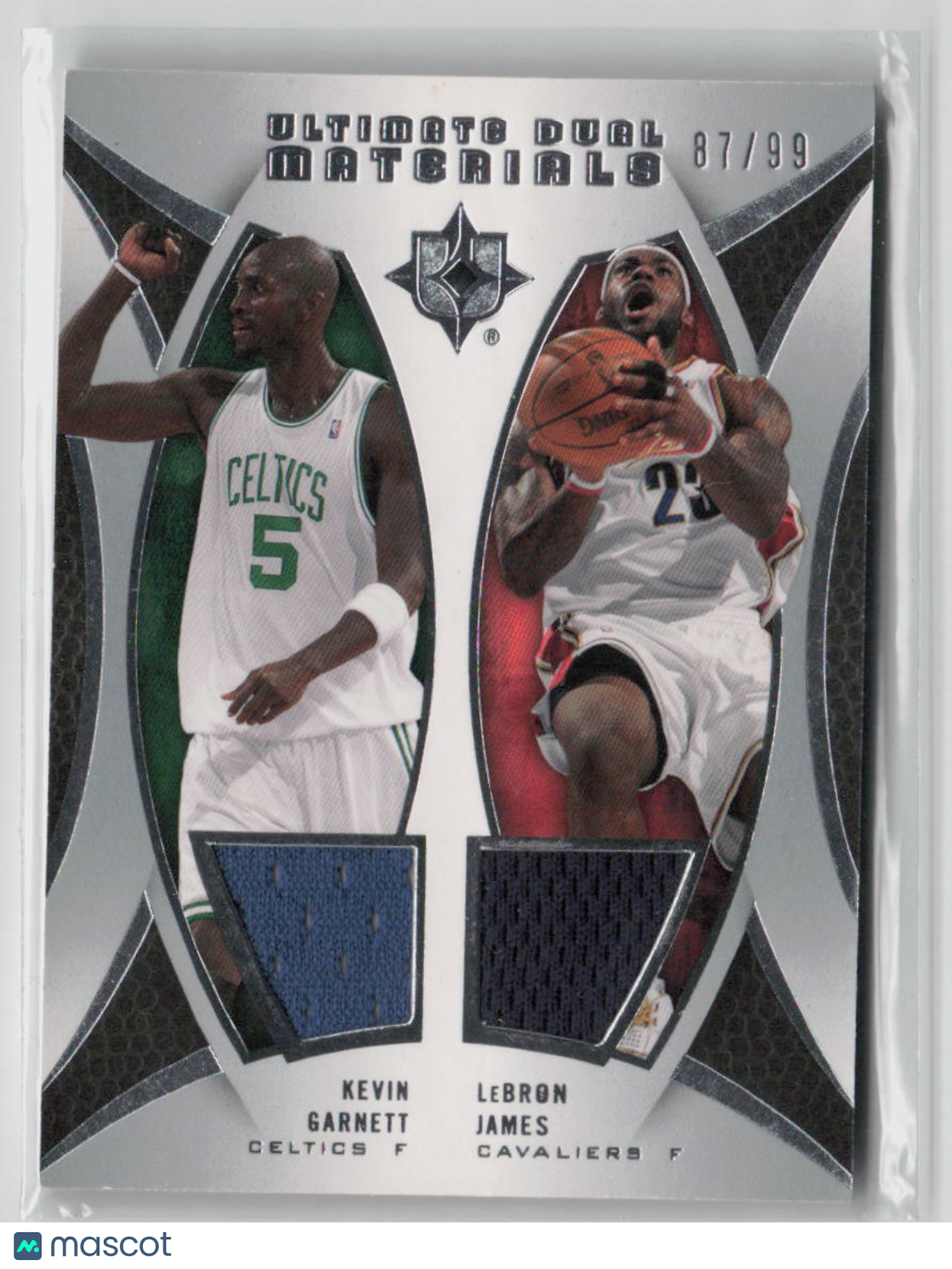 2007-08 Upper Deck Ultimate Dual Kevin Garnett LeBron James 87/99 #DUM-GJ