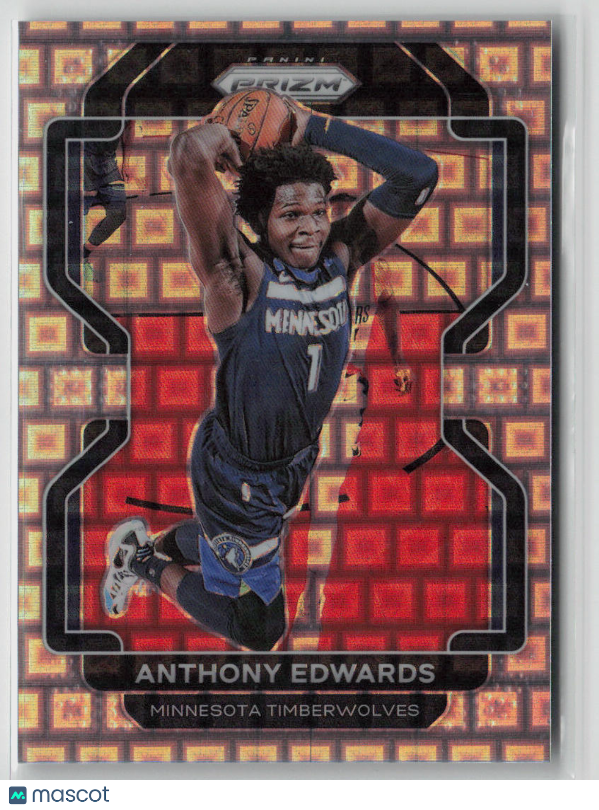 2021-22 Panini Prizm Anthony Edwards 145/150 Pandora Set #37