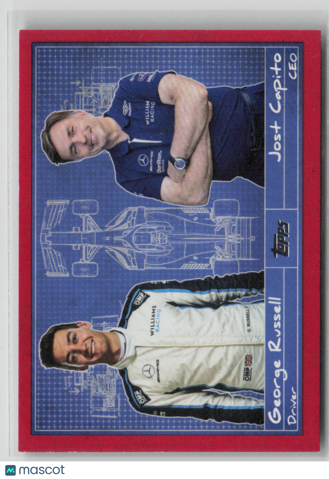 2021 Topps Formula 1 Jost Capito George Russell 5 / 5 #D-7