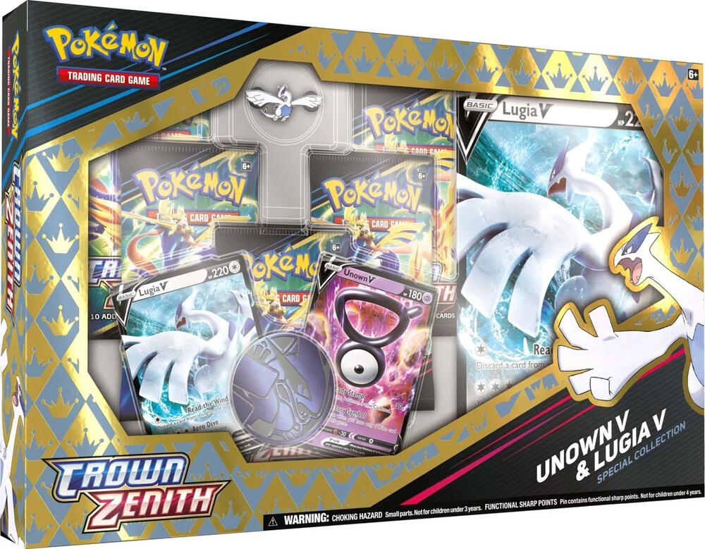 Crown Zenith Unown V & Lugia V Special Collection Box