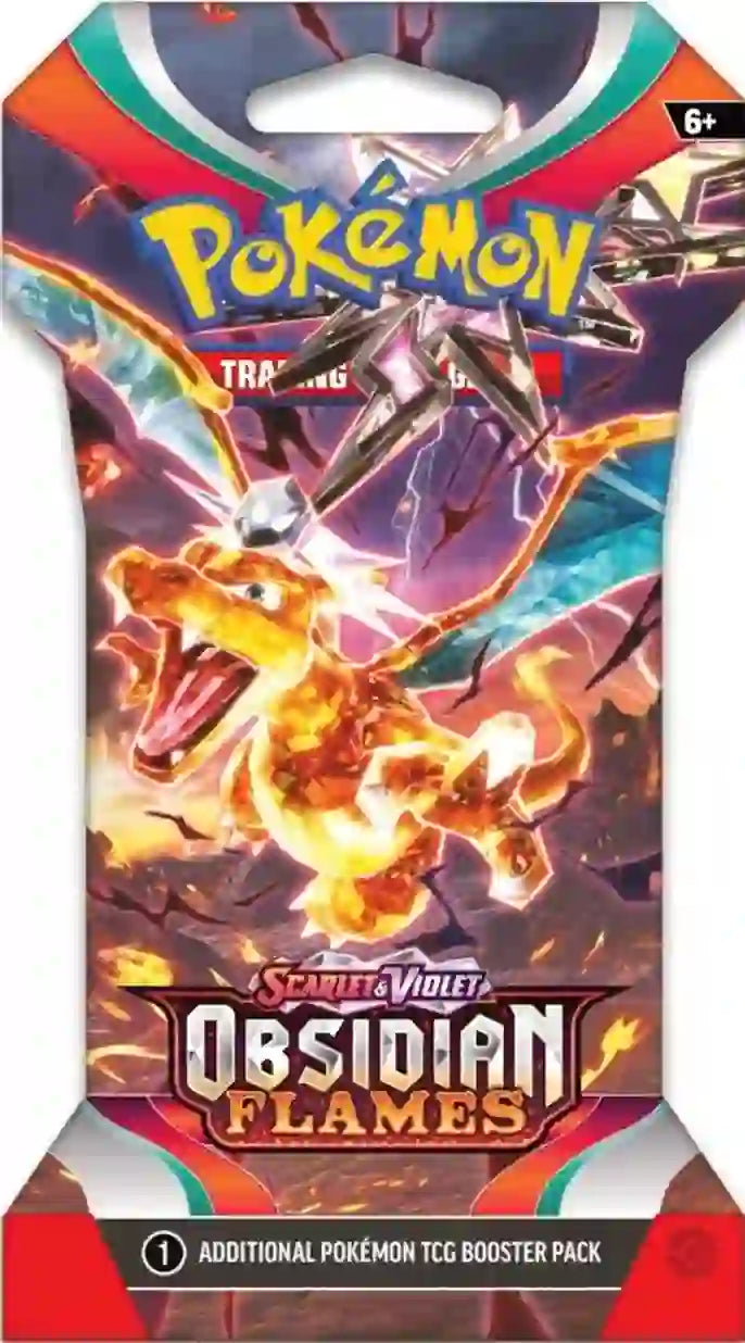 Pokemon Scarlet & Violet Obsidian Flames Sleeved Booster Pack