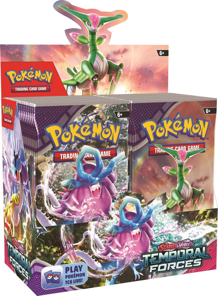 Pokemon Scarlet & Violet Temporal Forces Booster Box (36 Packs)