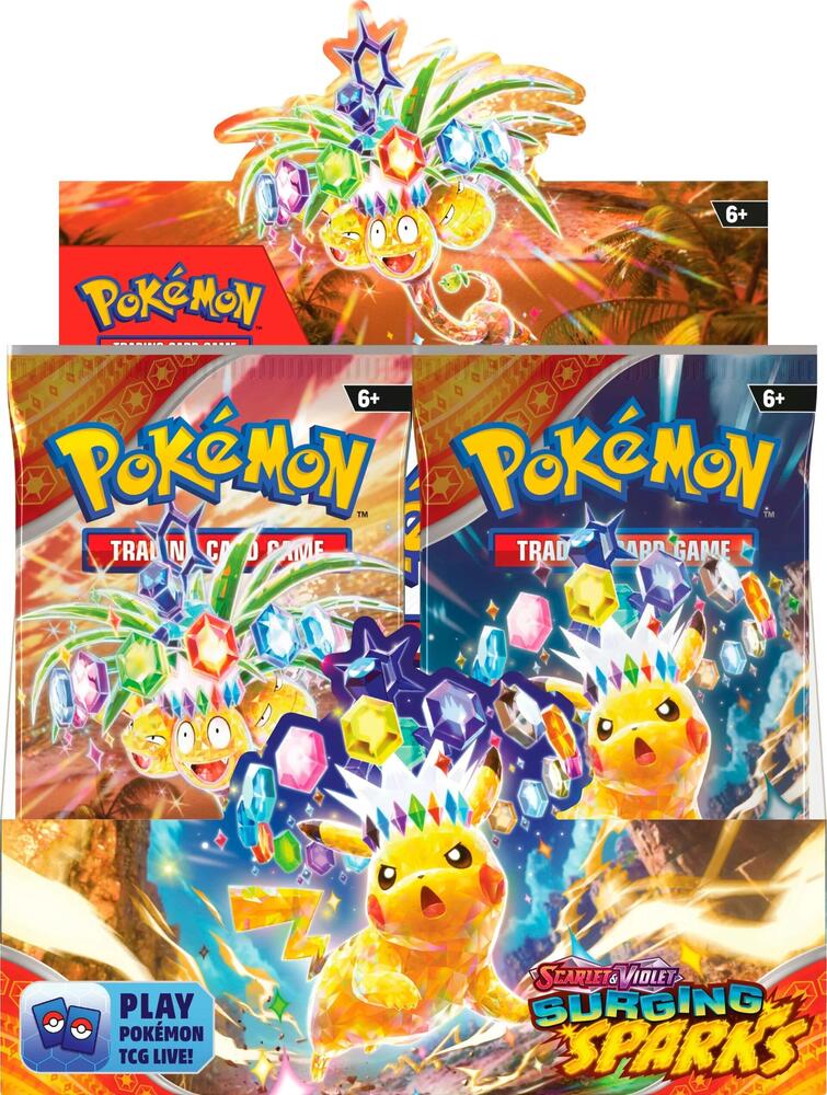 Pokemon Scarlet & Violet Surging Sparks Booster Box Crave Collectibles Pokemon Scarlet & Violet Surging Sparks Booster Box Crave Collectibles
