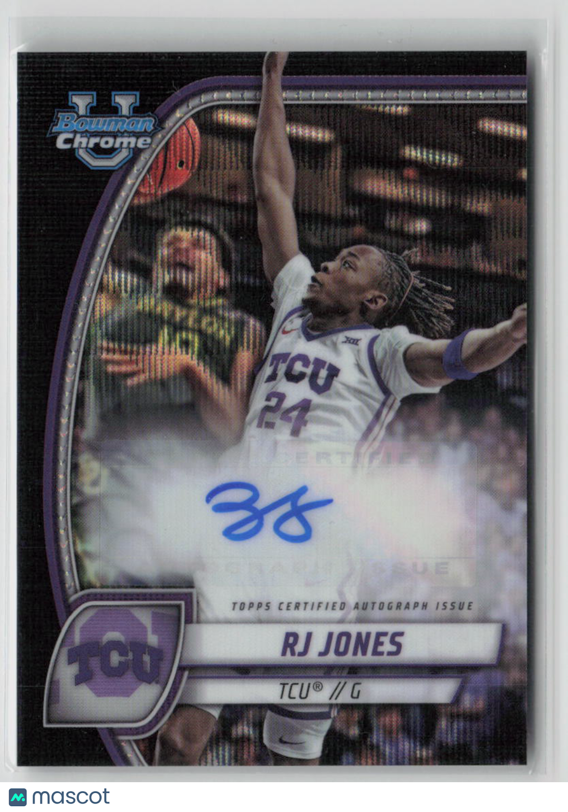 2024-25 Bowman Chrome RJ Jones Autograph Black Wave #84