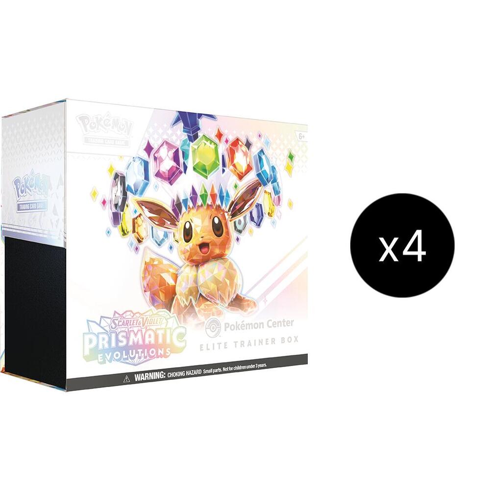 Prismatic Evolutions Elite Trainer Box (Pokemon Center Exclusive) Sealed Case