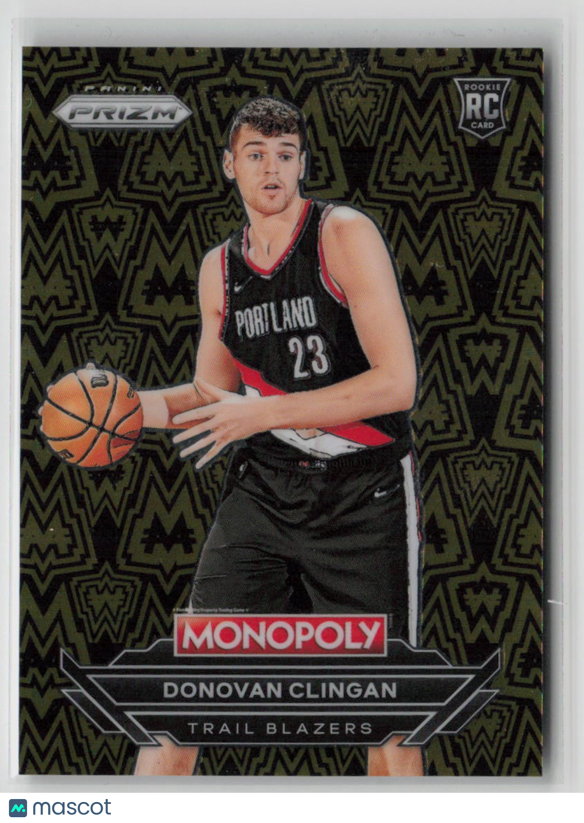 2024-25 Panini Prizm Monopoly Donovan Clingan RC #B23