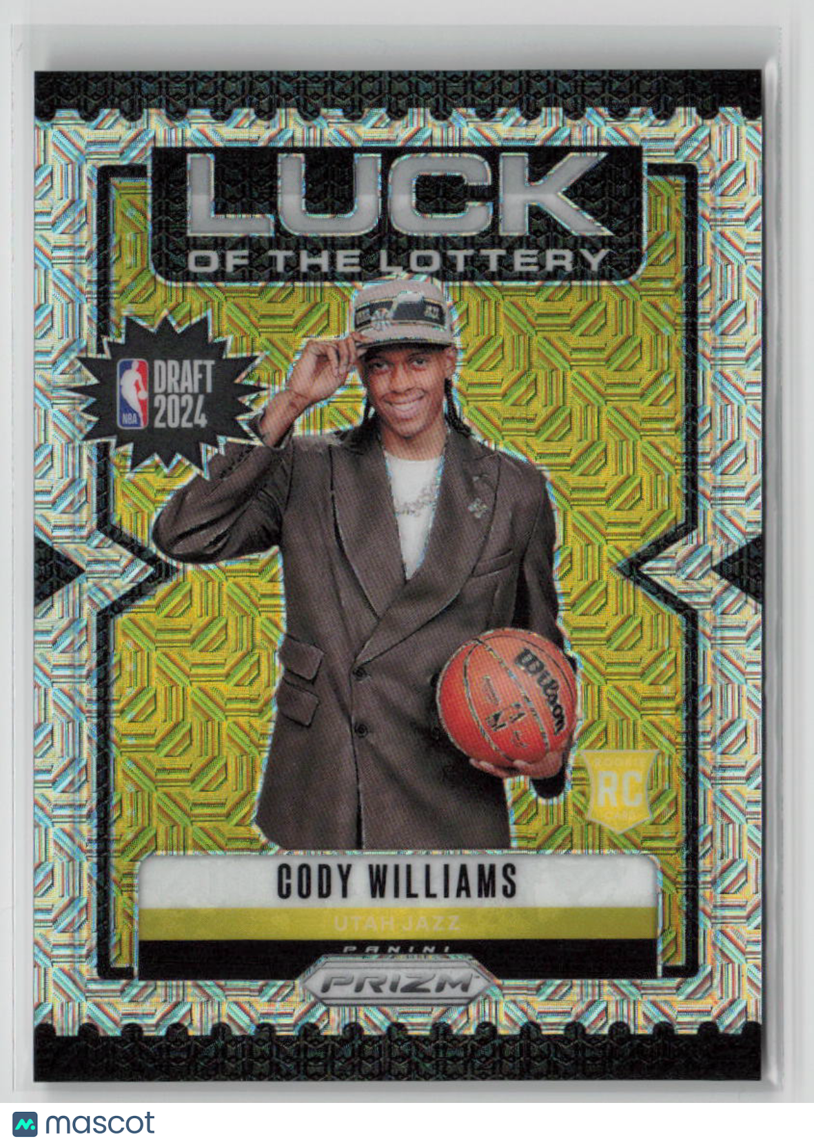 2023-24 Panini Prizm Cody Williams Rookie Luck of The Lottery Mojo 25/25 #7