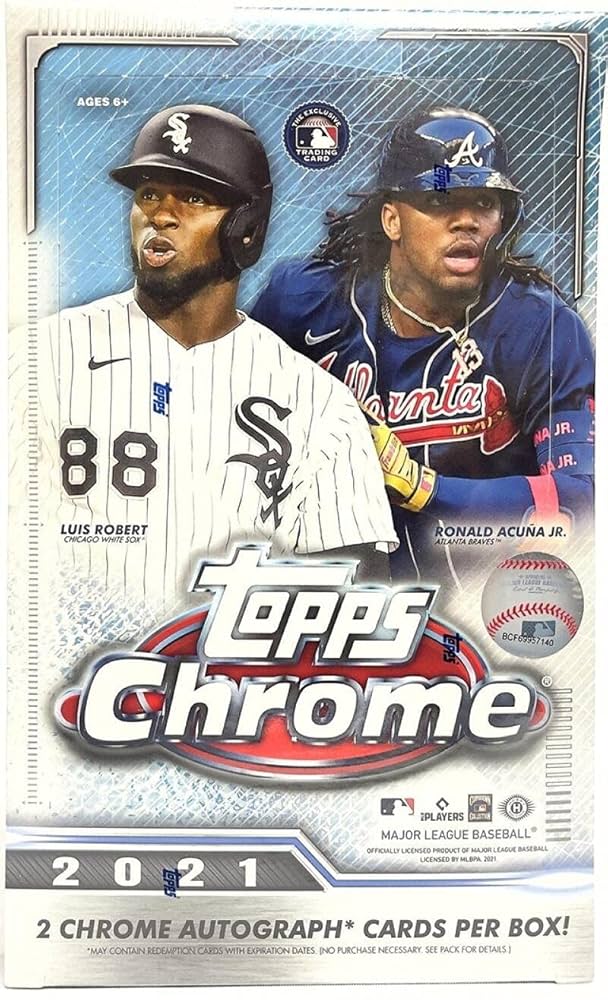 2021 Topps Chrome Baseball Hobby Box