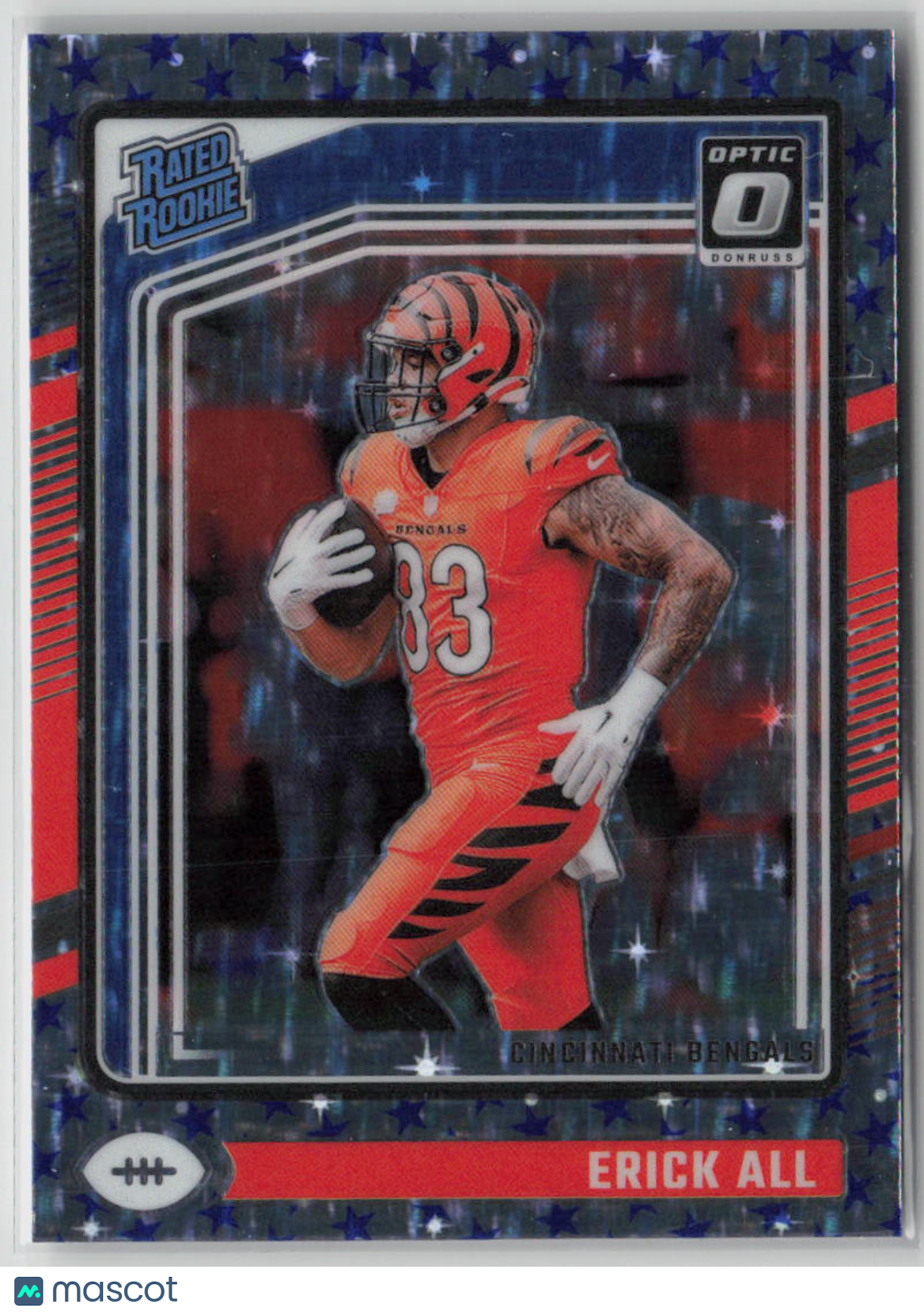 2024 Panini Donruss Optic Prizm Rated Rookie Erick All Blue Stars #233