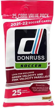 2021 Panini Donruss Soccer Qatar Value Pack - 25 Cards