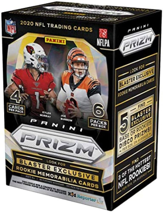 2020 Panini Prizm Football 6 Pack Blaster Box - Disco Prizms