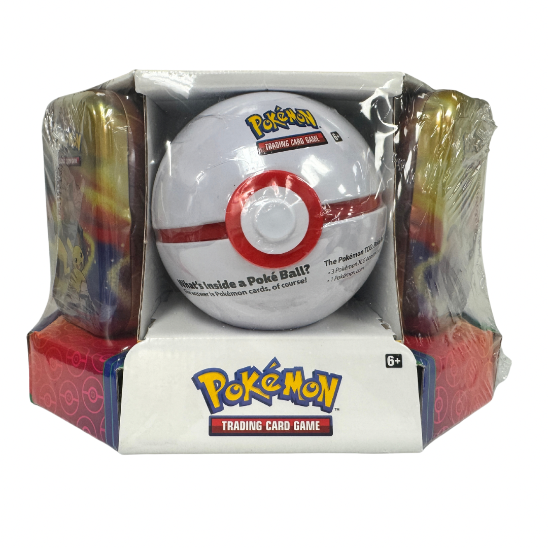 Pokemon Sams Club Pokeball / 2 Tin Bundle Pack Crave Collectibles Pokemon Sams Club Pokeball / 2 Tin Bundle Pack Crave Collectibles