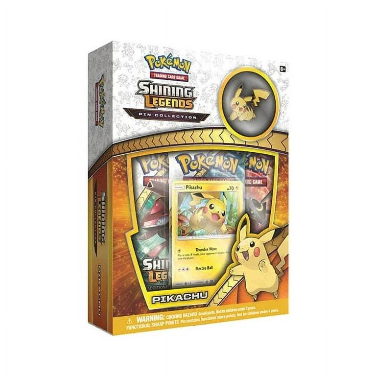 Pokemon Shining Legends Pikachu Pin Collection