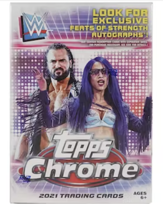 2021 WWE Topps Chrome Blaster 2