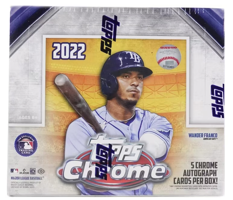 2022 Topps Chrome Baseball Jumbo Box