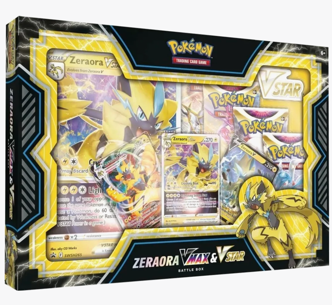 Zeraora Vmax & Vstar Battle Box - Pokemon