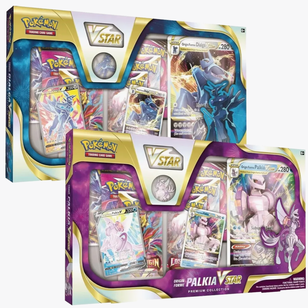 Origin Forme Palkia and Dialga Premium Collection Box -