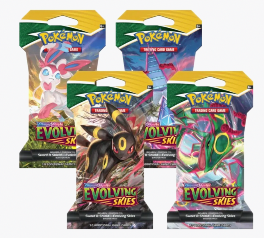 Pokemon Sword & Shield Evolving Skies Sleeved Pack