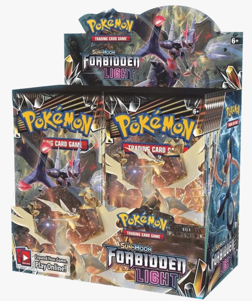 Pokémon Sun & Moon Forbidden Light Booster Box