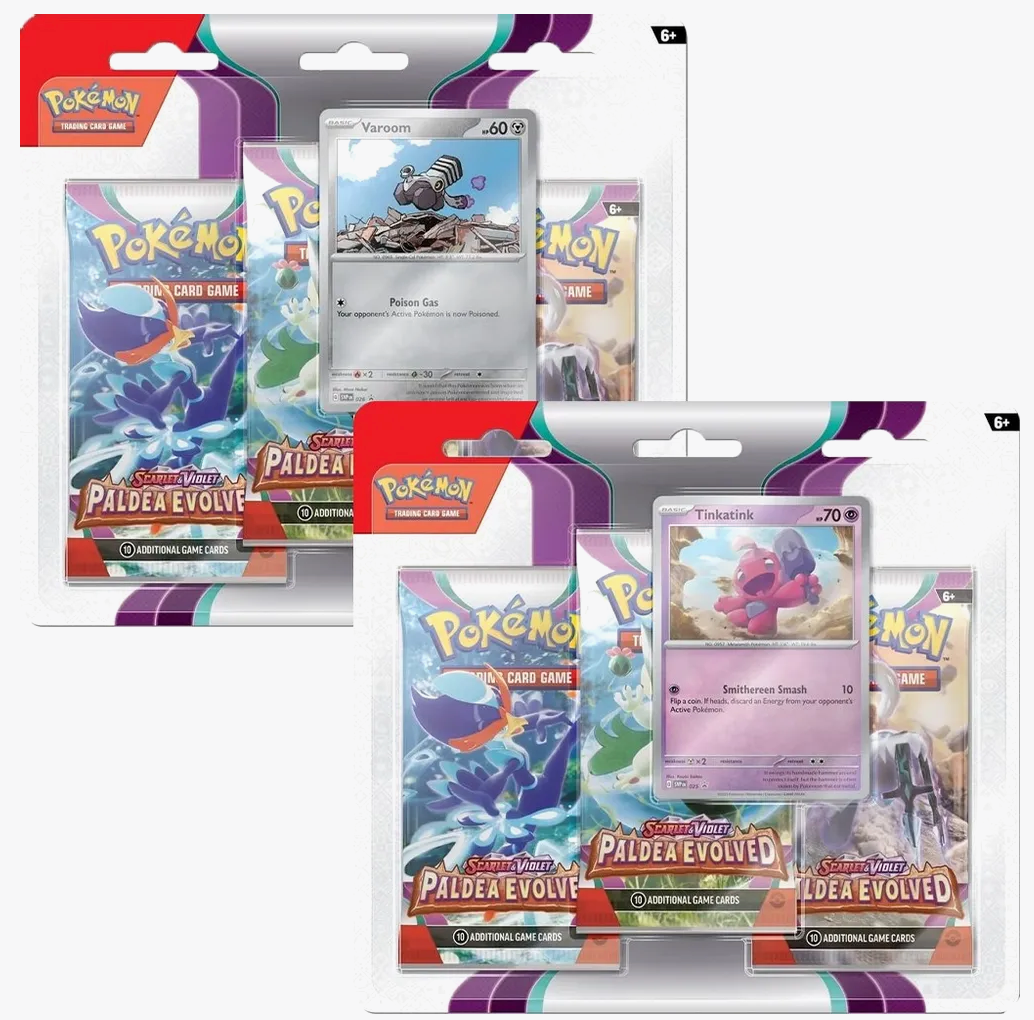 Paldea Evolved 3 Pack Blister - Pokemon