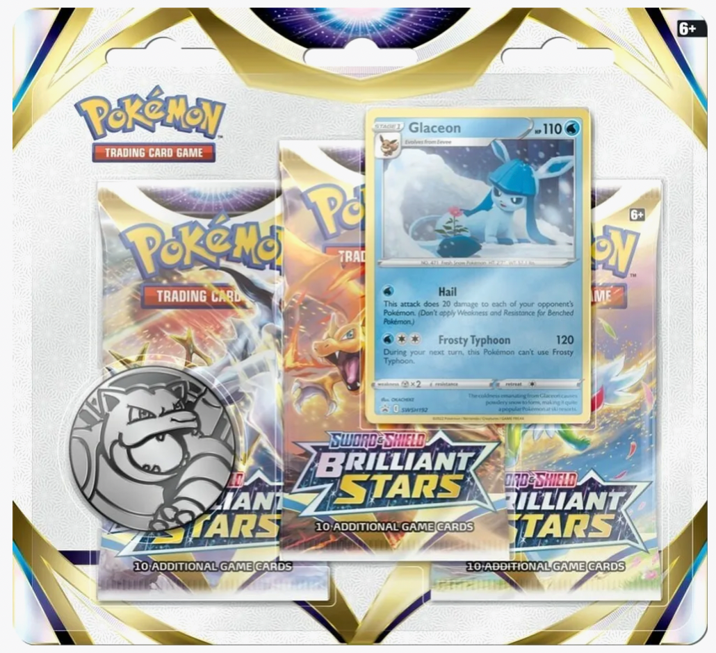 Brilliant Stars 3 Pack Blister - Pokemon