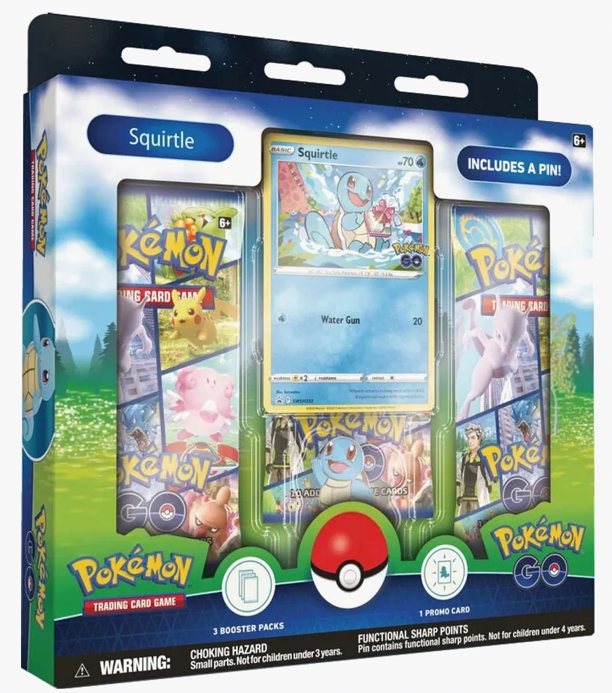Pokemon Go Squirtle Pin Box