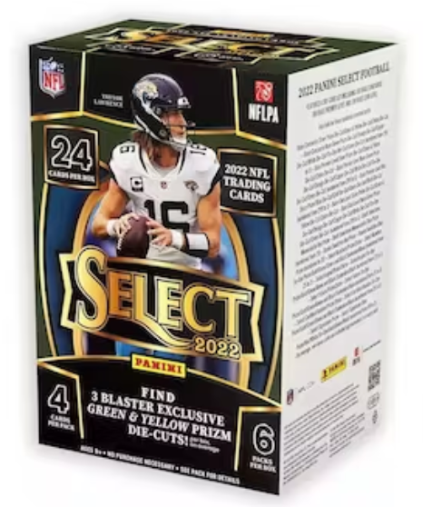 2022 Panini Select NFL Football Green Blaster