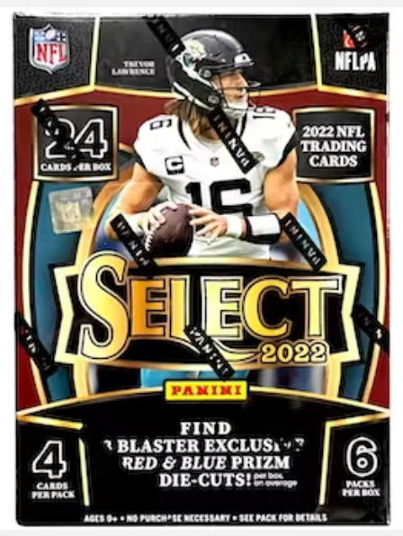 2022 Panini Select NFL Football Red Blaster