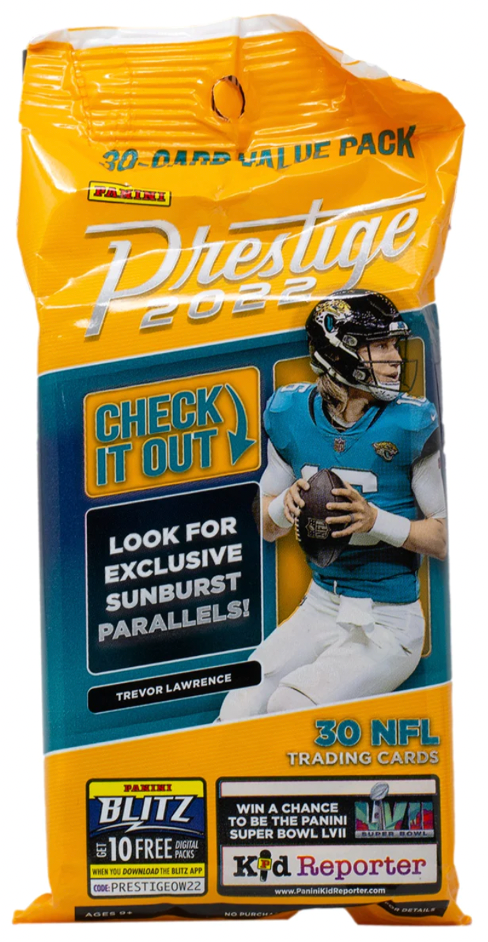 2022 Panini Prestige Football Value Pack