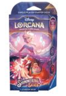 Disney Lorcana: Shimmering Skies Starter Deck (Amethyst & Ruby) - Shimmering Skies