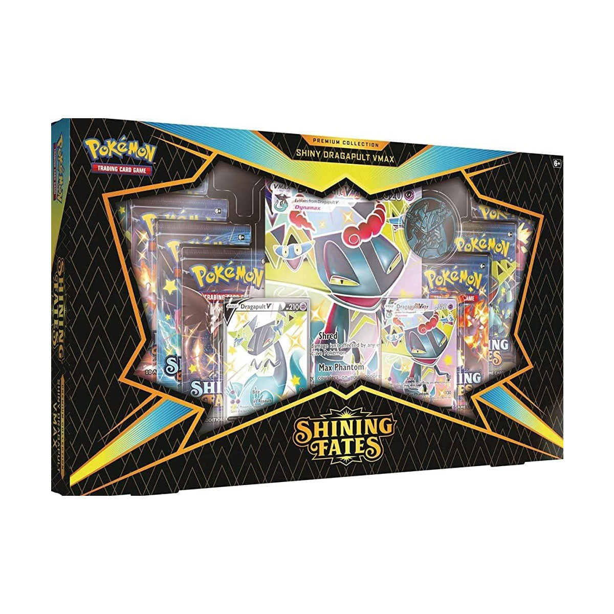Pokemon Trading Card Game Shining Fates Dragapult VMAX Premium Collect Crave Collectibles Pokemon Trading Card Game Shining Fates Dragapult VMAX Premium Collect Crave Collectibles