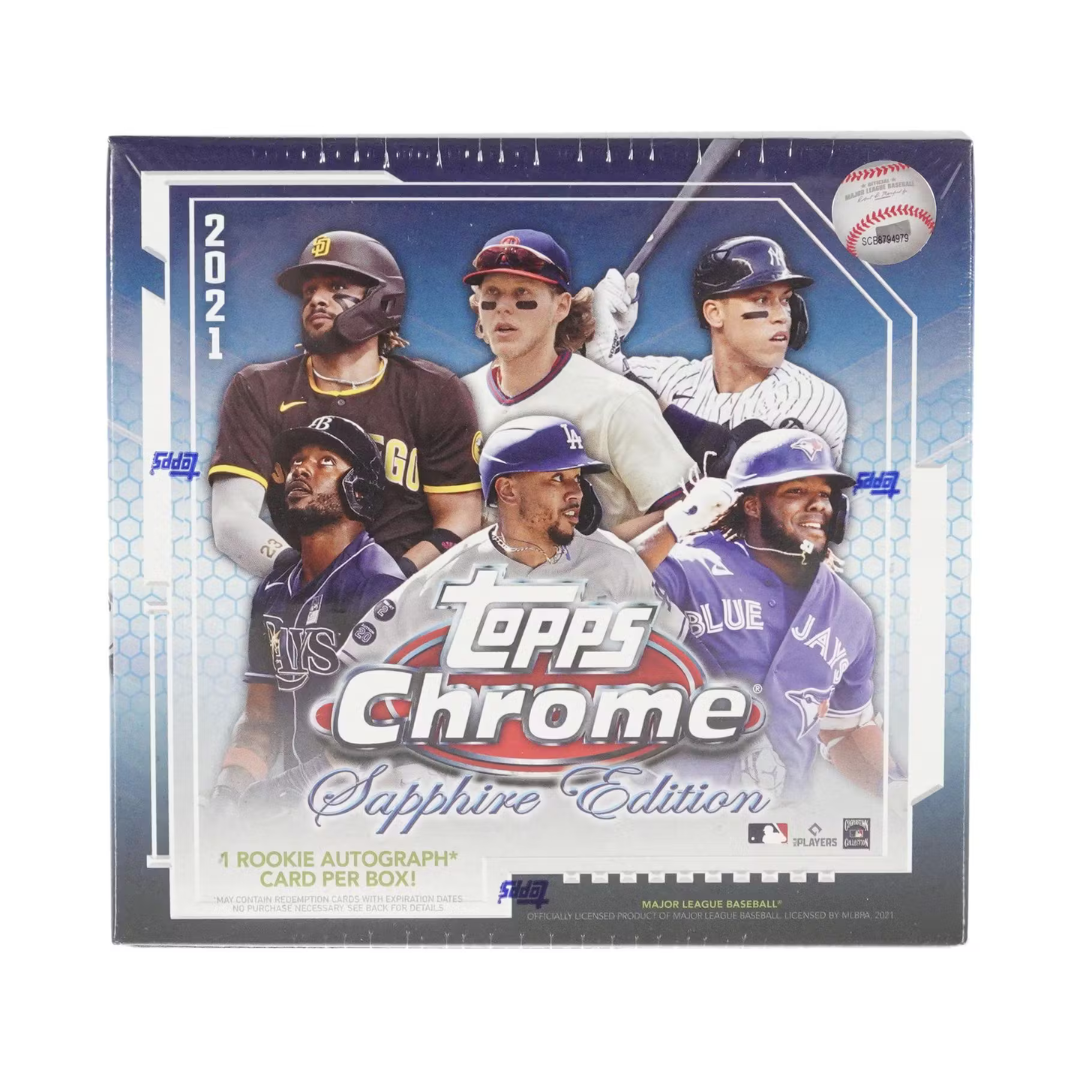 2021 Topps Chrome Sapphire Baseball Hobby Box