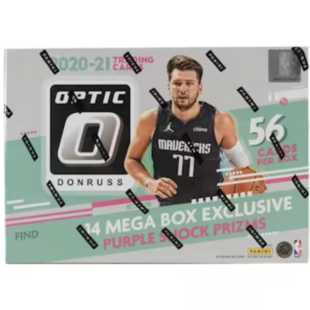 2020/21 Panini Donruss Optic Basketball Mega 56-Card Box (Purple Shock Prizms!)