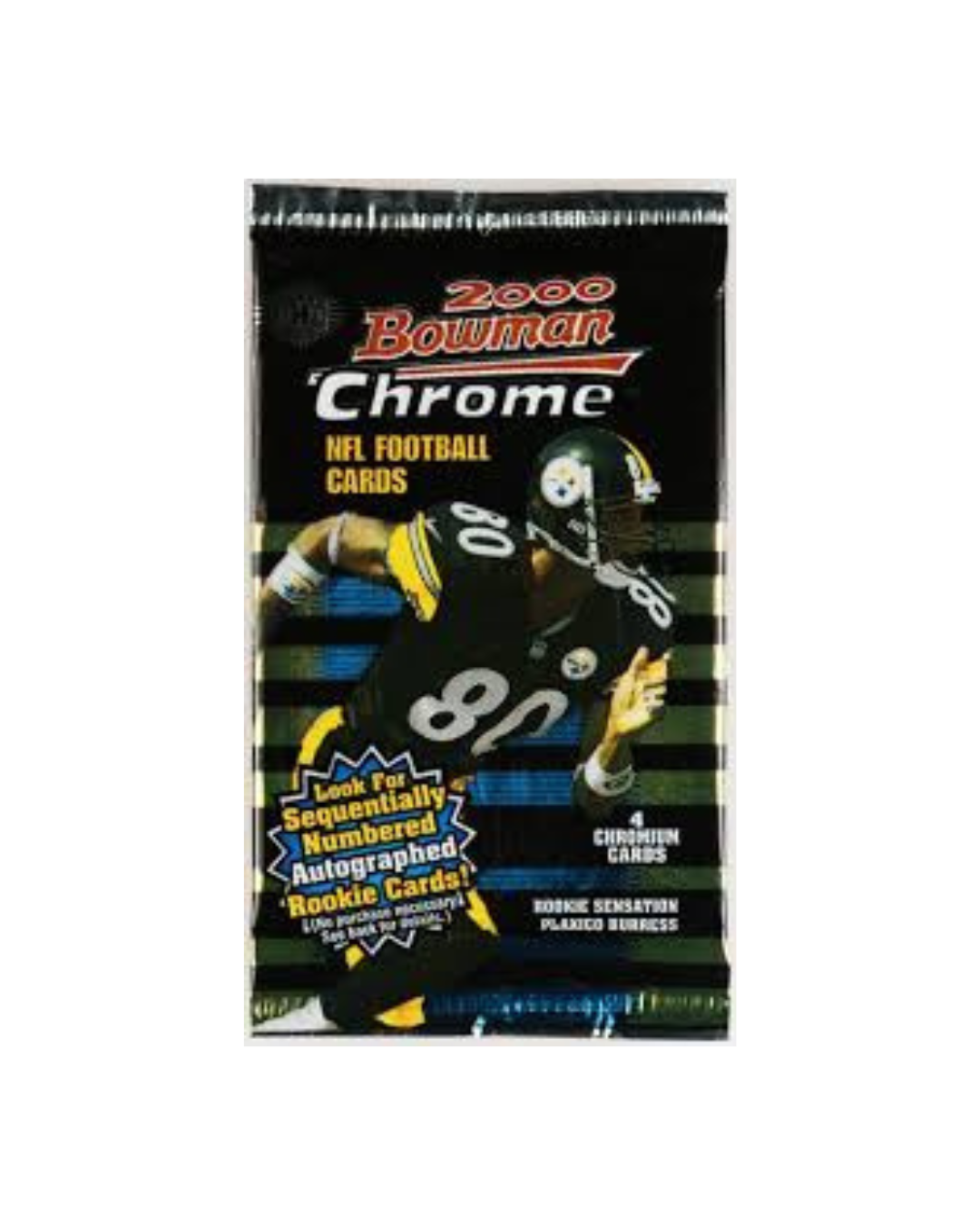 2000 Bowman Chrome Football Hobby Pack