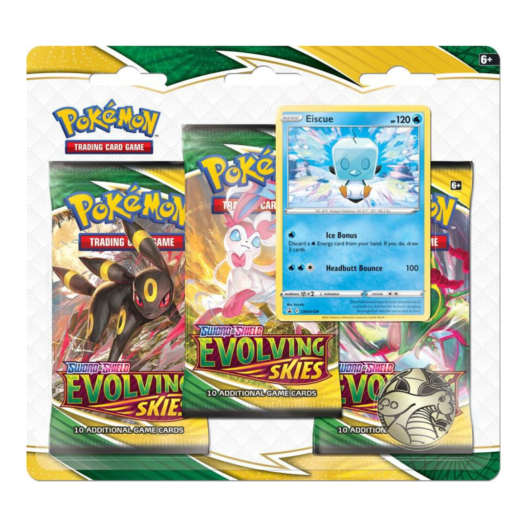 Pokemon Evolving Skies 3 Pack Blister