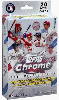 MLB Topps 2021 Chrome Update Baseball HANGER Box