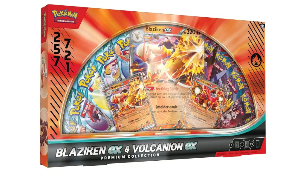 Blaziken ex & Volcanion ex Premium Collection Box