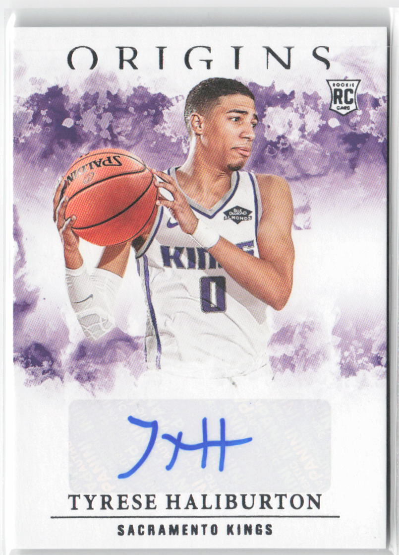 2020-21 Panini Origins Tyrese Haliburton RC Auto #RA-HAL
