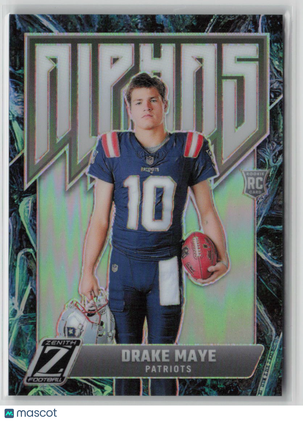 2024 Panini Zenith Alpha Drake Maye Rookie Case Hit #No. 3