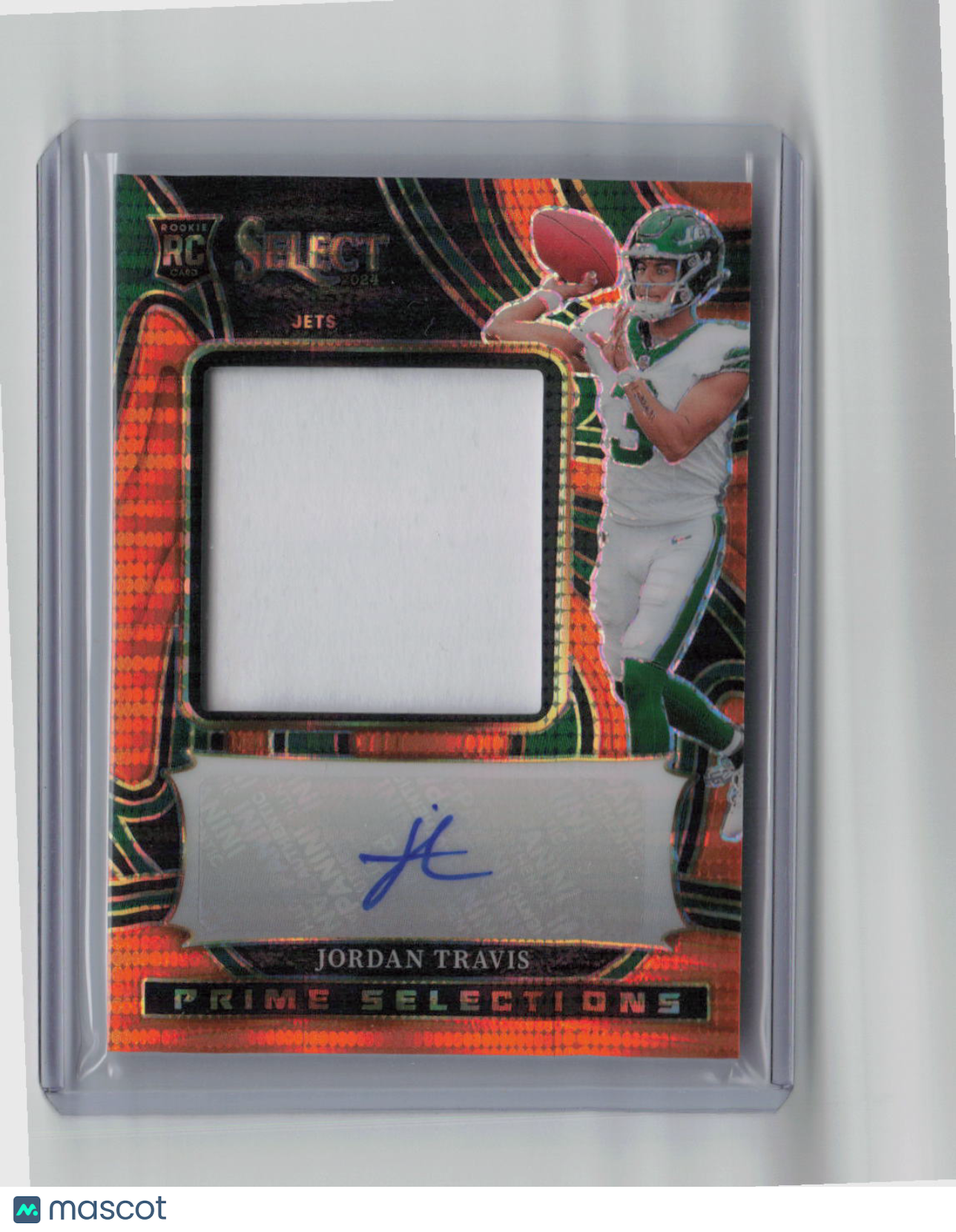 2024 Panini Select Jordan Travis Orange Pulsar 14/35 Rookie Patch Auto #PSPS-JTS