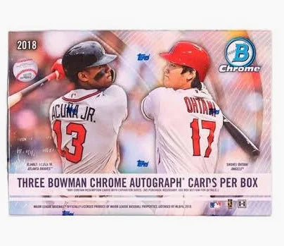 2018 BOWMAN CHROME BASEBALL HTA CHOICE BOX