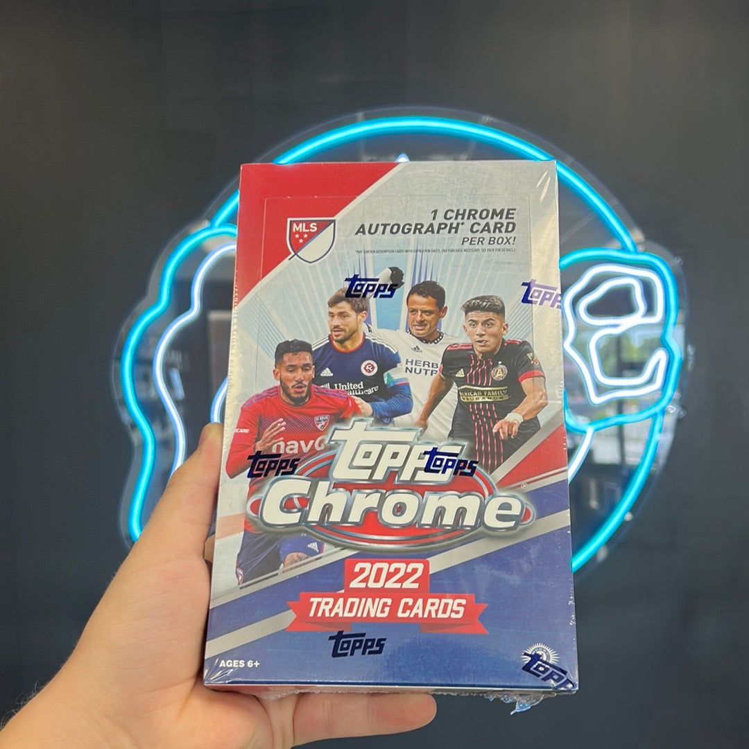 2022 Topps Chrome Soccer MLS Hobby Box