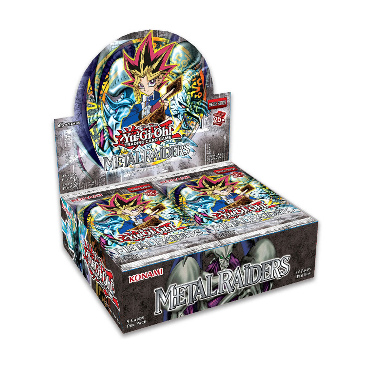 25th celebration booster box Yu-Gi-Oh Metal Raiders 25th Anniversary Booster Box – Crave Collectibles