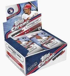 2025 Topps Chrome Update Series Baseball Hobby Jumbo Box